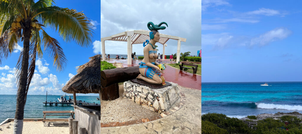 Statue of Goddess Ixchel in Isla Mujeres